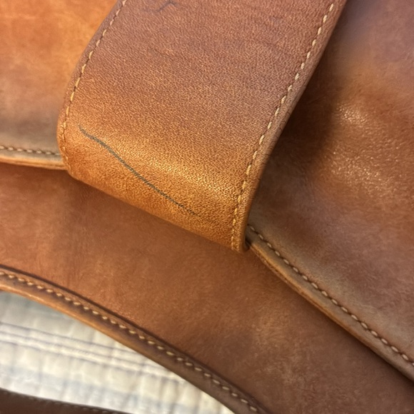 Brown Leather Shoulder Bag - Picture 11 of 12